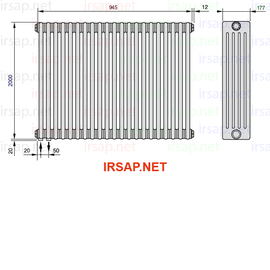 Радиатор IRSAP Tesi 52000/21 T18 CL 01